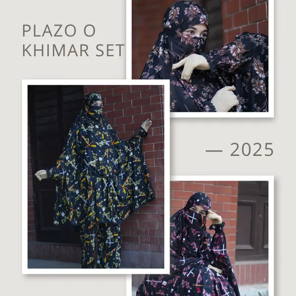 Premium Khimar With Plazoo