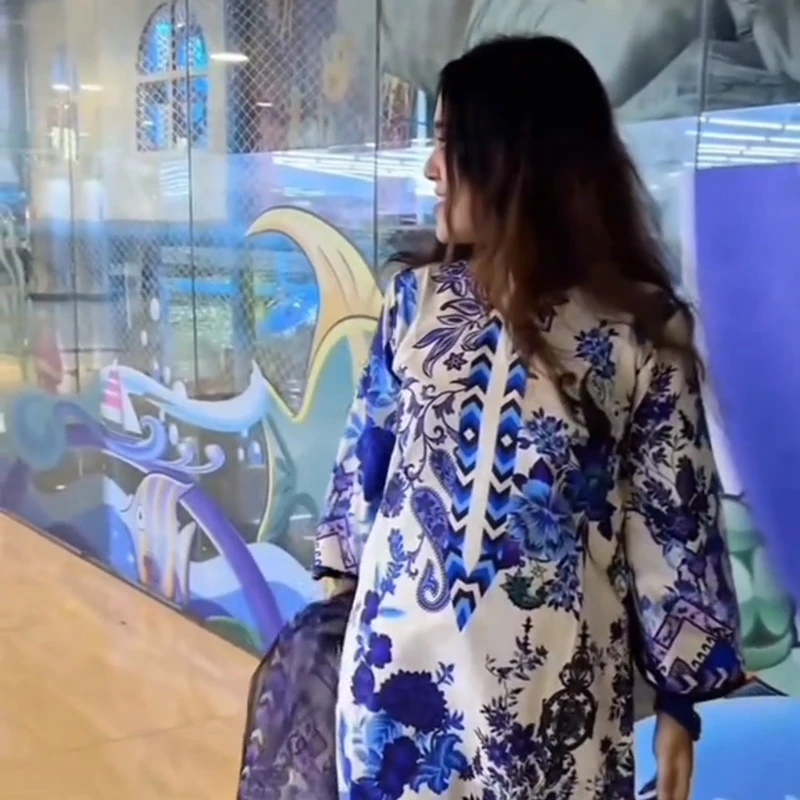 New Exclushive Collection High Qualitiey Cotton Printed Three Piece - 3