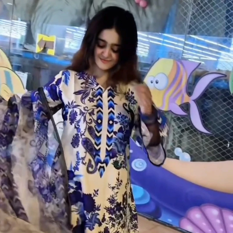 New Exclushive Collection High Qualitiey Cotton Printed Three Piece - 3 - Image 3