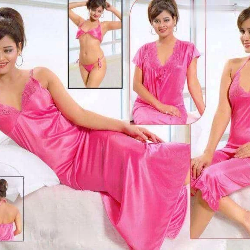 Fashionable 6 Part Nighty Dress For Ladies - Night Dress For Women - Image 6