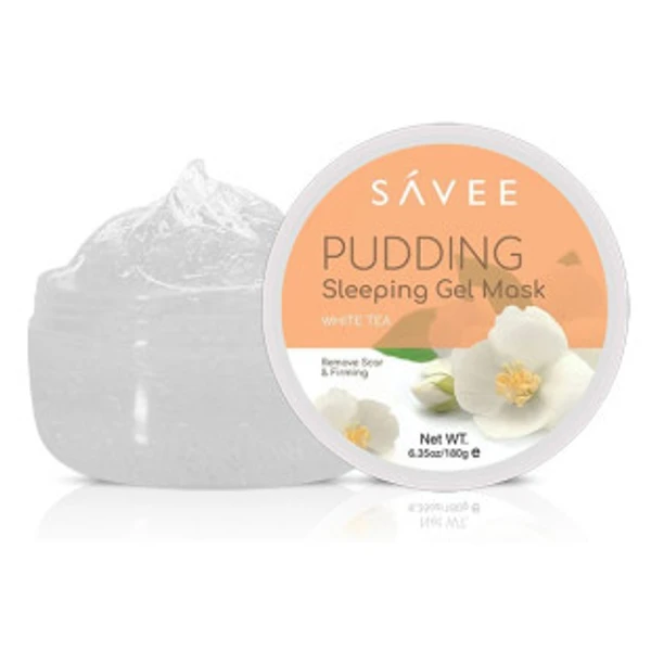 SAVEE PUDDING SLEEPING GEL MASK WHITE TEA 180G
