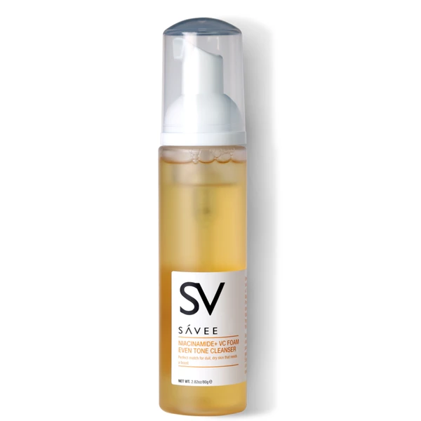 SAVEE NIACINAMIDE + VC FOAM EVEN TONE CLEANSER (80g)