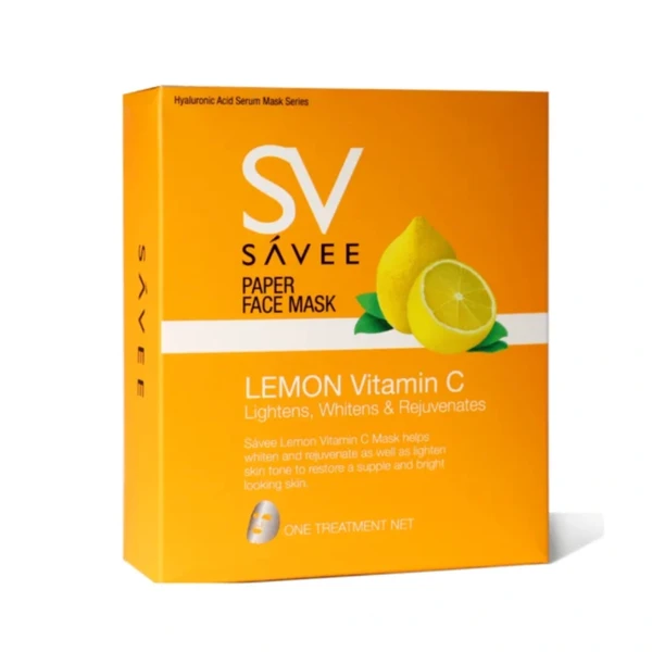 SAVEE PAPER FACE MASK LEMON VITAMIN C 1 piece