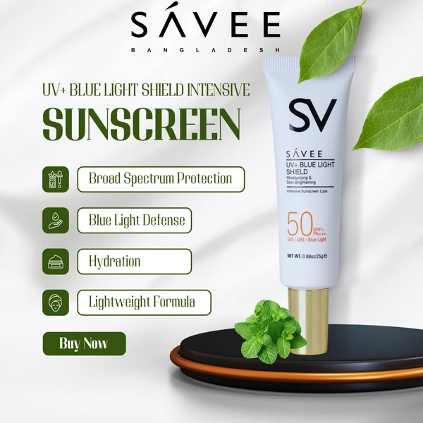 SAVEE UV+ BLUE LIGHT SHIELD INTENSIVE SUNSCREEN CARE (25g)