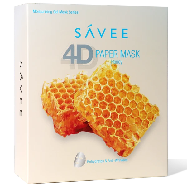 * SAVEE 4D PAPER FACE MASK  HONEY 1 Piece