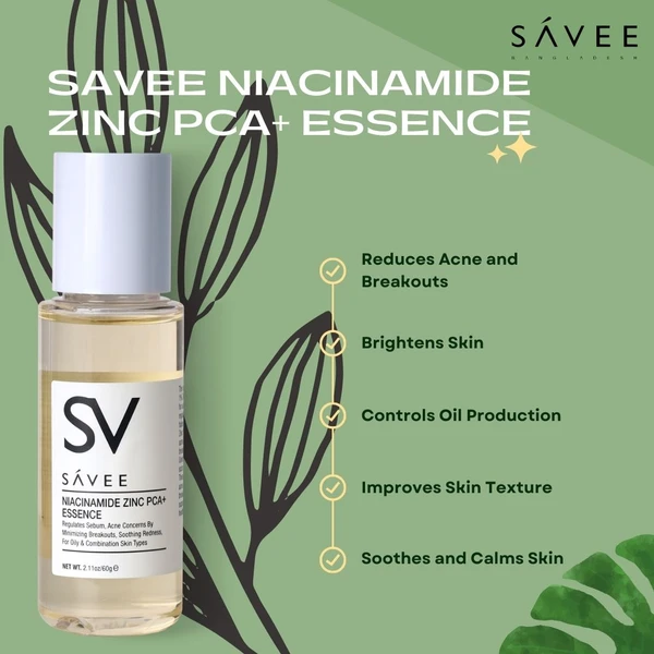 SAVEE NIACINAMIDE ZINC PCA+ ESSENCE (60g)