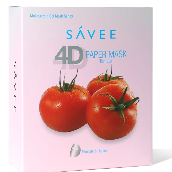 SAVEE 4D PAPER FACE MASK  TOMATO (10PCS PACK)