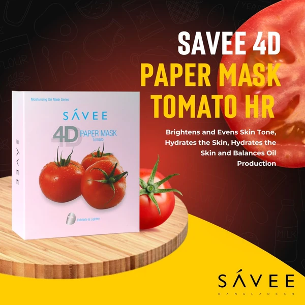 SAVEE 4D PAPER FACE MASK  TOMATO (10PCS PACK)