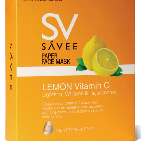 SAVEE PAPER FACE MASK  LEMON VITAMIN C (10PCS PACK)