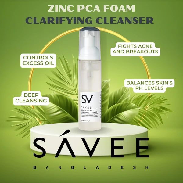 SAVEE ZINC PCA FOAM  CLARIFYING CLEANSER(80g)