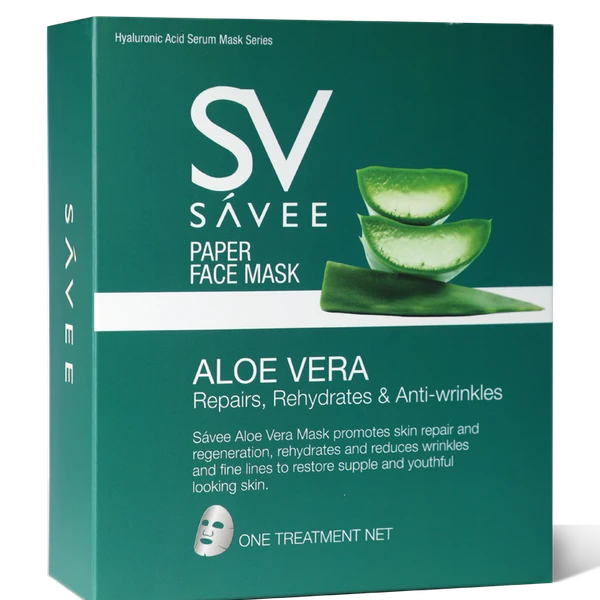 SAVEE PAPER FACE MASK  ALOE VERA (10PCS PACK)