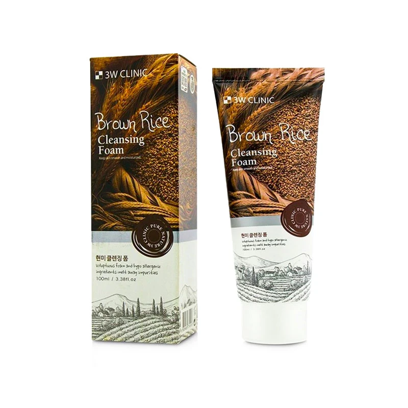 3W Clinic Brown Rice Cleansing Foam 100ml