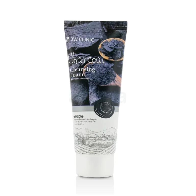 3W Clinic Charcoal Cleansing Foam 100ml