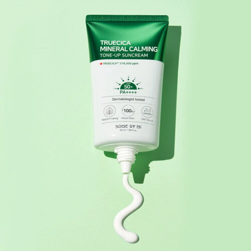 Some By Mi Truecica Mineral Calming Tone-Up Suncream - Image 3