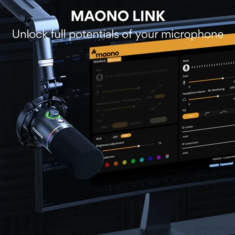 MAONO PD200X USBXLR Dynamic Microphone - Image 3