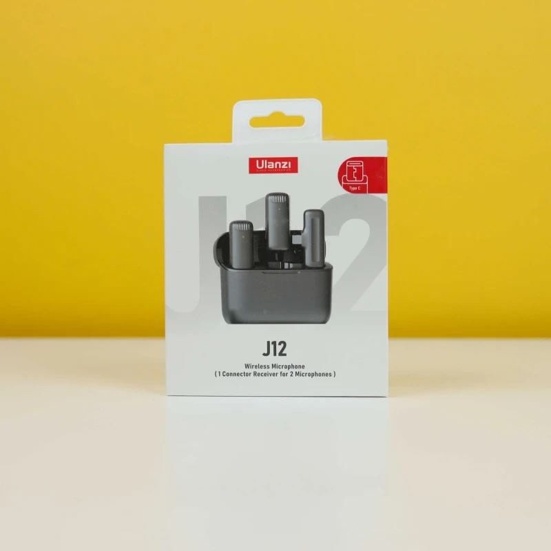 Ulanzi J12 Dual Wireless Microphone with Charging Case For Type-C