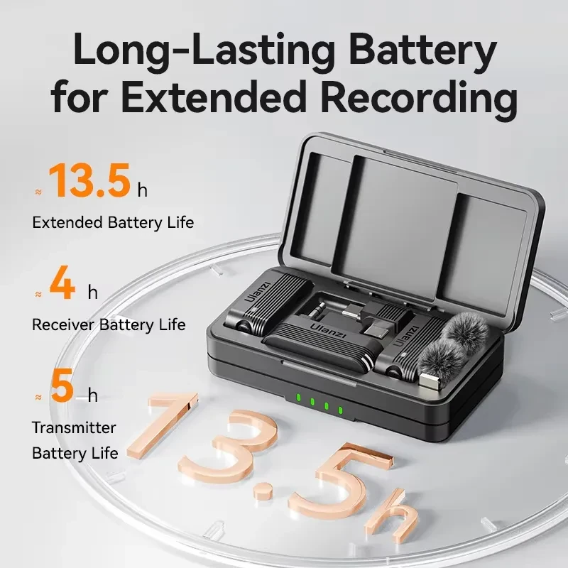 Ulanzi A100 Wireless Lavalier Microphone - Image 5