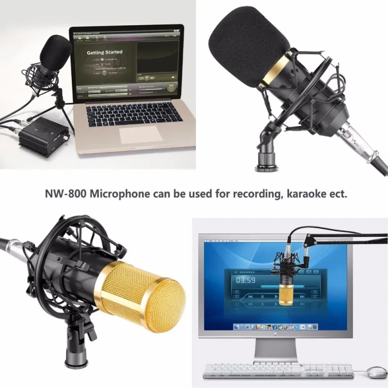 BM800 Microphone- High Performance Condenser Microphone