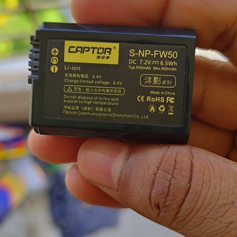 CAPTOR NP-FW50 Battery