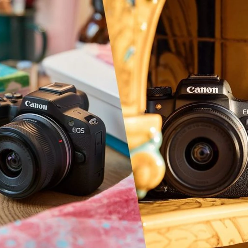 Canon EOS R50 Mirrorless Camera with 18-45mm Lens (Black)