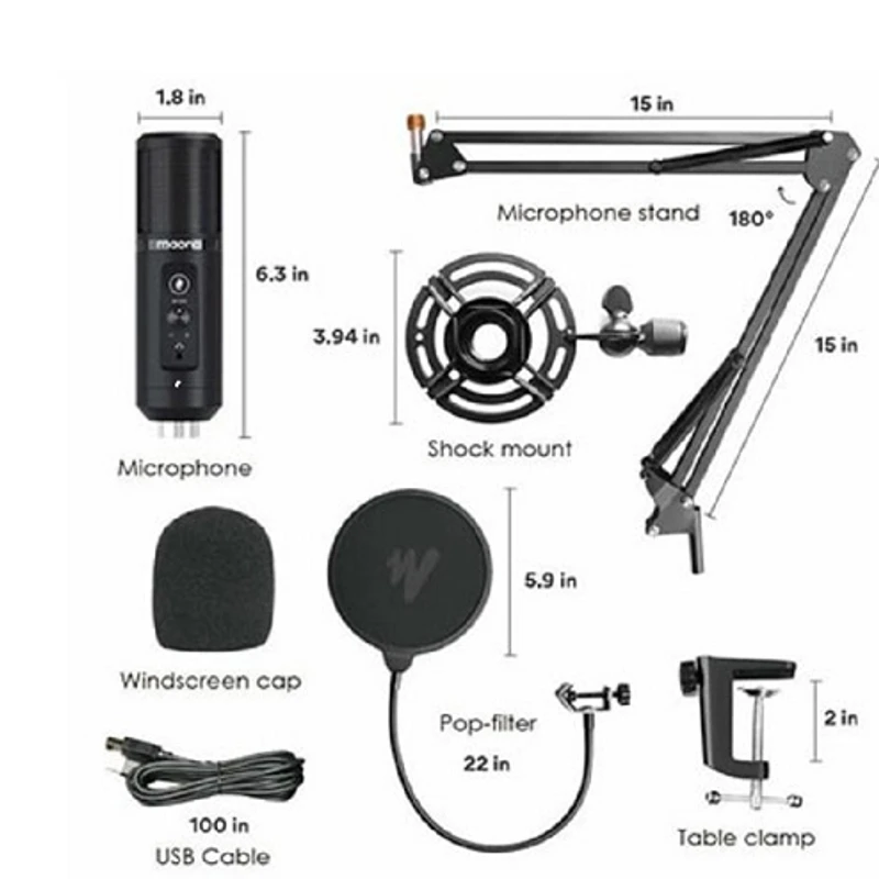 MAONO AU-PM422 Professional Condenser Microphone - Image 4