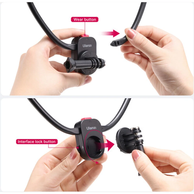 Ulanzi Go-Quick II Neck Holder for Action Camera - Image 3