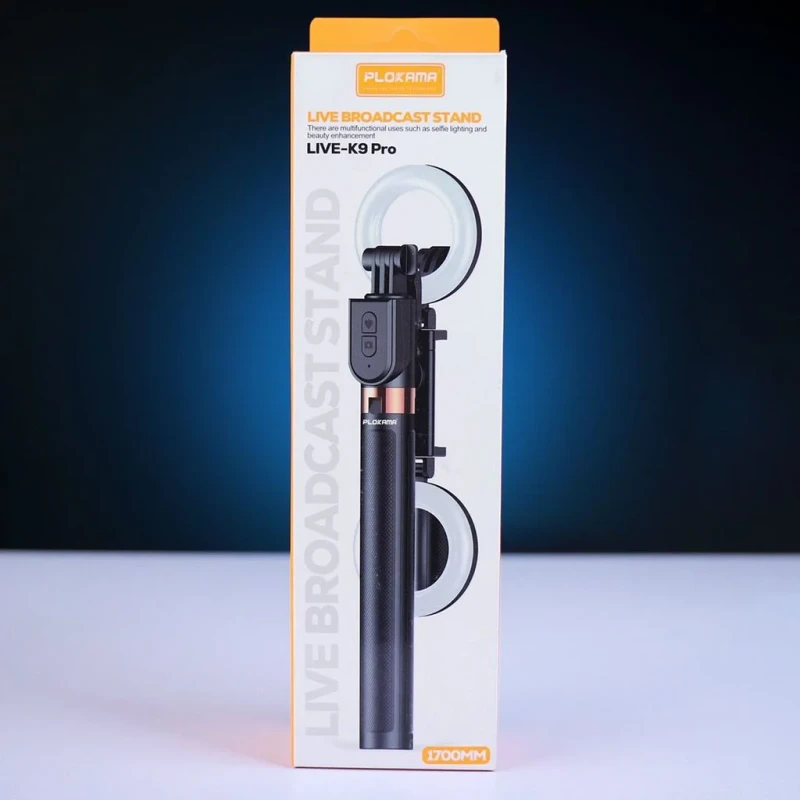 SELFIE STICK LIVE-K9 LED TRIPORT