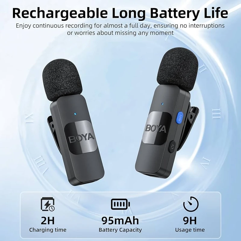 BOYA V10 WIRELESS MICROPHONE - Image 4