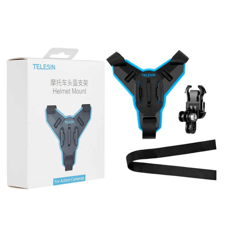 TELESIN GP-HBM-MT7 Motorcycle Helmet Chin Mount for Gopro