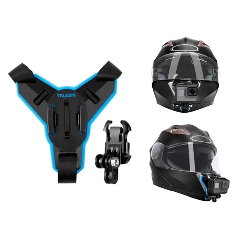 TELESIN GP-HBM-MT7 Motorcycle Helmet Chin Mount for Gopro