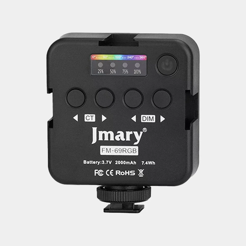 Jmary FM-69RGB Rechargeable Mini RGB Light - Image 3
