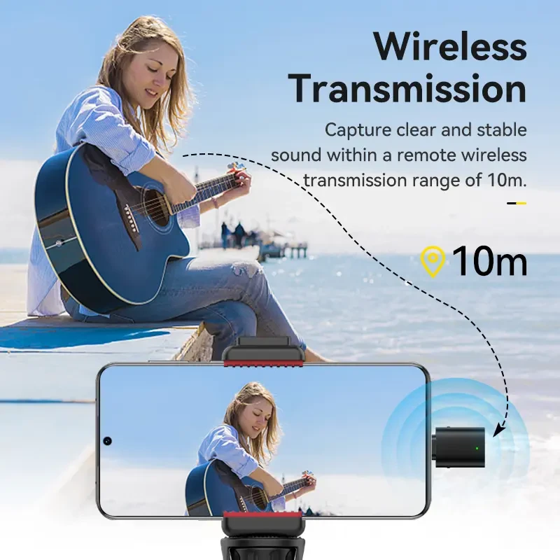 Ulanzi WM-10 Wireless Clip-on Microphone for Type-c Mobile - Image 6