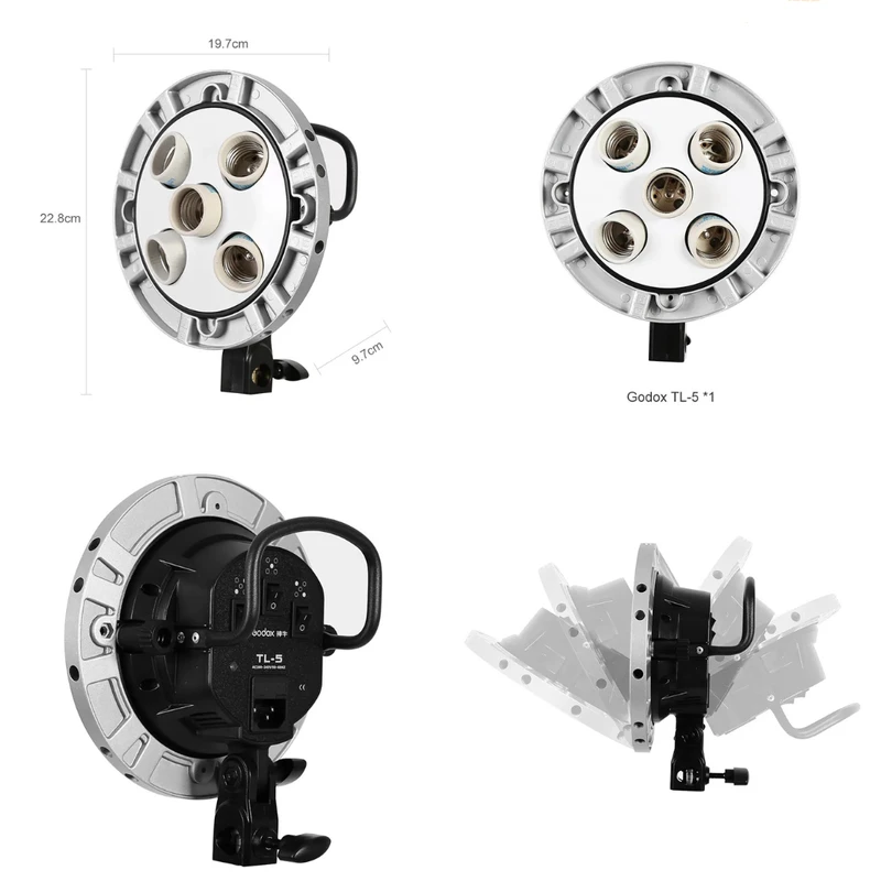 Godox TL-5 Multi-Holder with 60*60cm Softbox & Light Stand