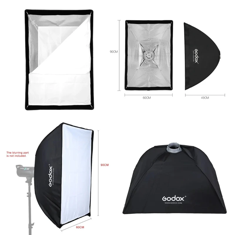 Godox TL-5 Multi-Holder with 60*60cm Softbox & Light Stand - Image 5