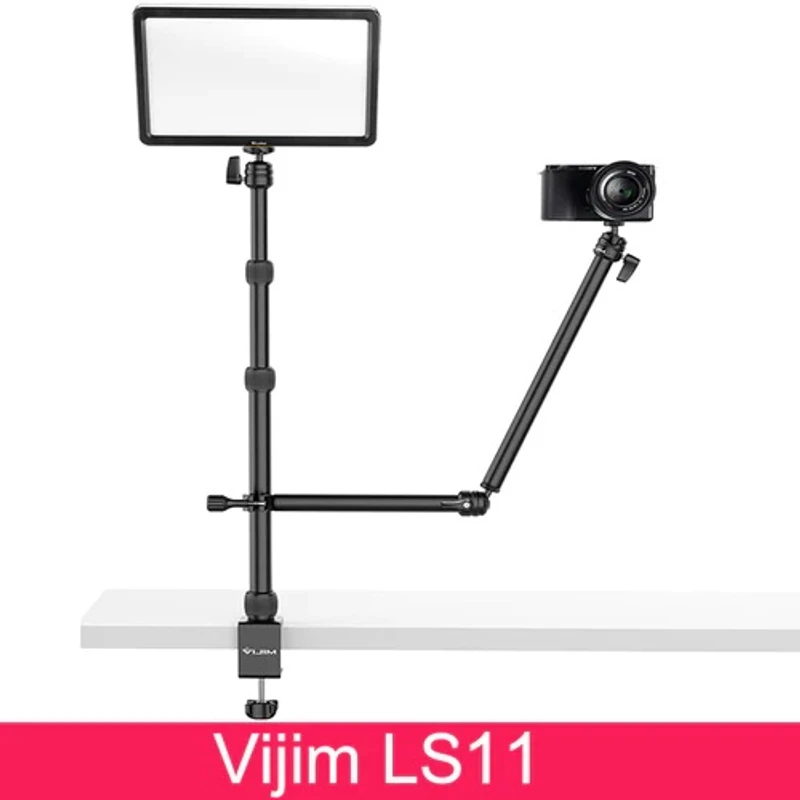 VIJIM LS11 Camera Mount Desk Stand with Auxiliary Holding Arm - Image 3