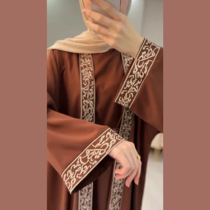 Emboidery Koti Abaya