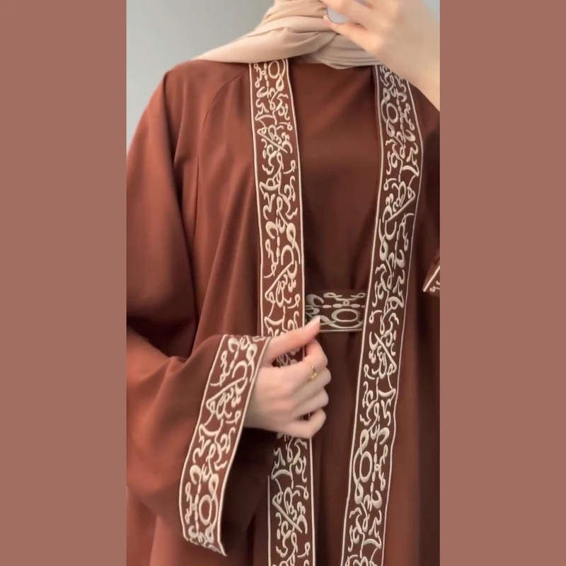 Emboidery Koti Abaya - Image 5