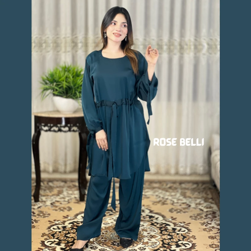 Zafran Co-ord set - Sea Green - Image 4