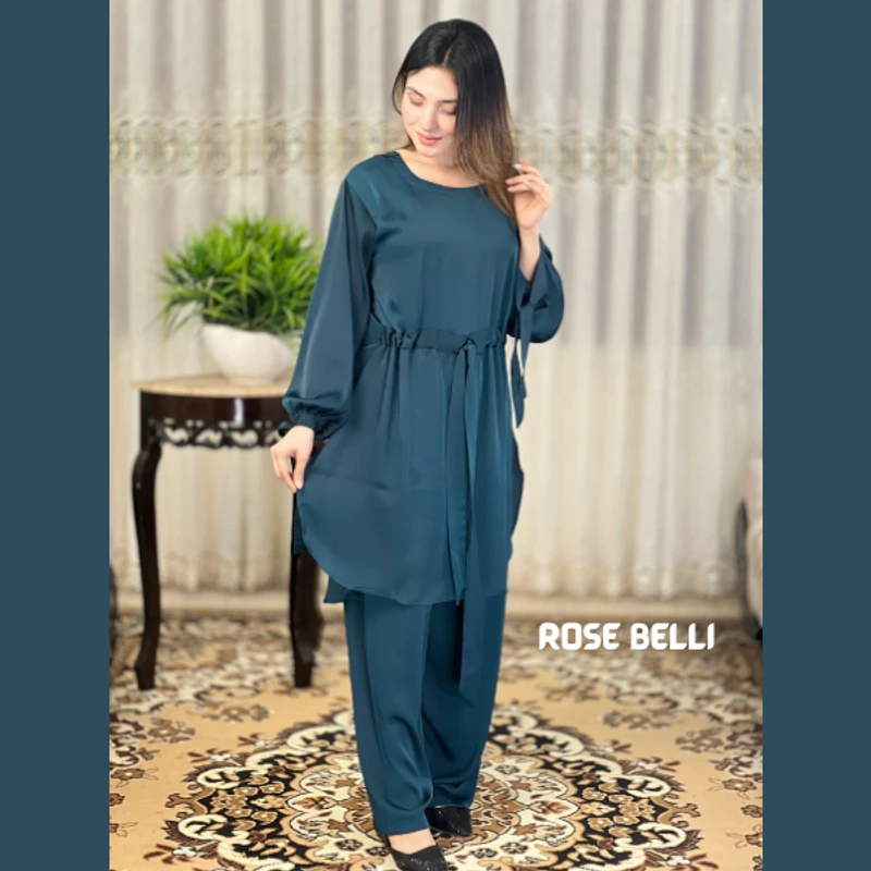 Zafran Co-ord set - Sea Green - Image 5