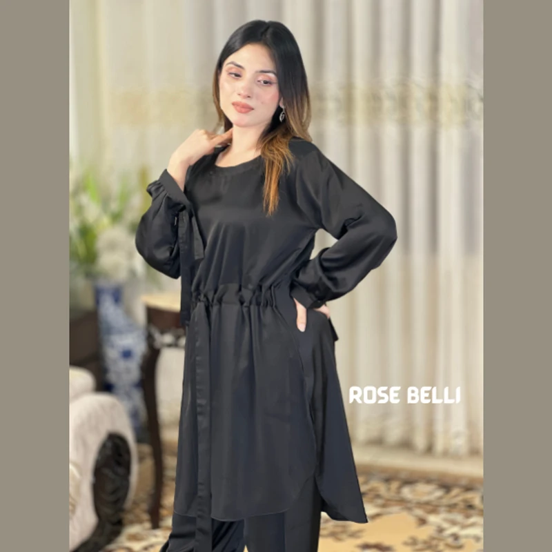 Zafran Co-ord set - Black