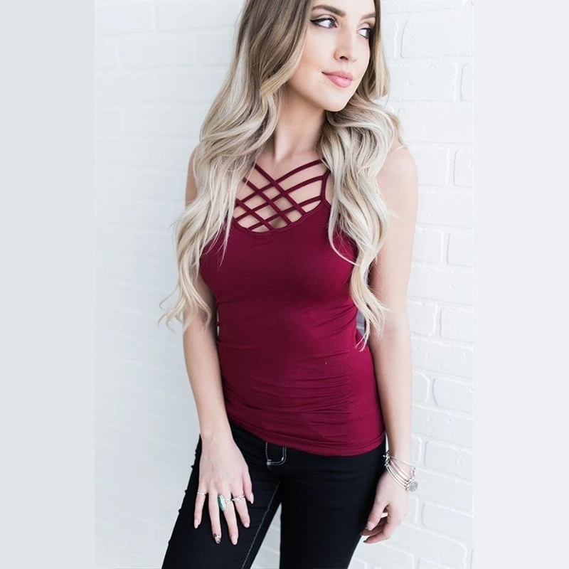 সিমলেস ট্রিপল ক্রিস-ক্রস ফ্রন্ট ক্যামি