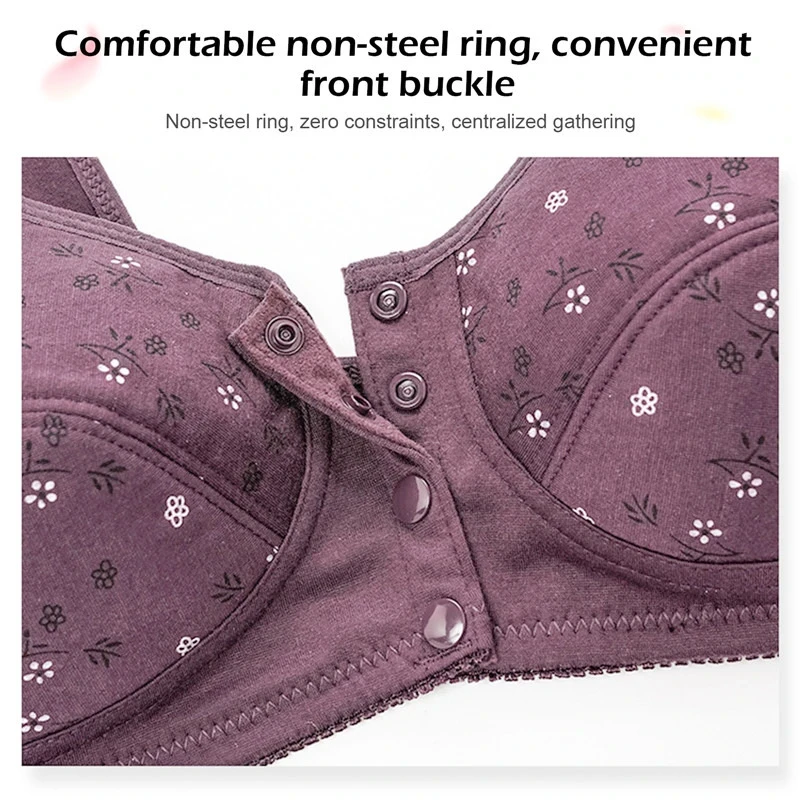 3-Piece Combo Pack Cool Summer Cotton Push-Up Lace Bra - Image 6