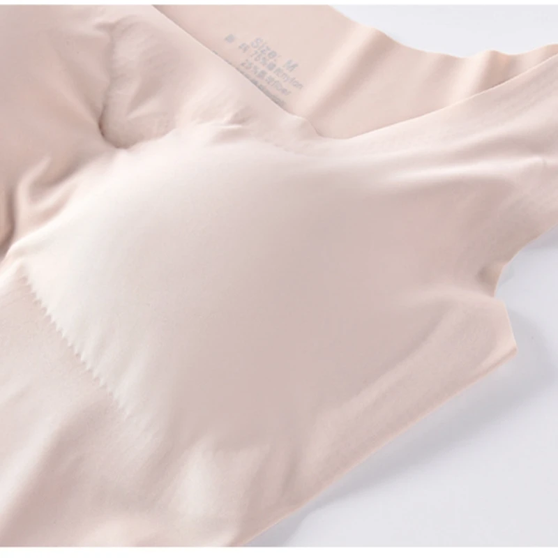 Ice Silk Tank Top – Wireless Padded Lingerie | Push Up | Seamless Comfort - Image 7