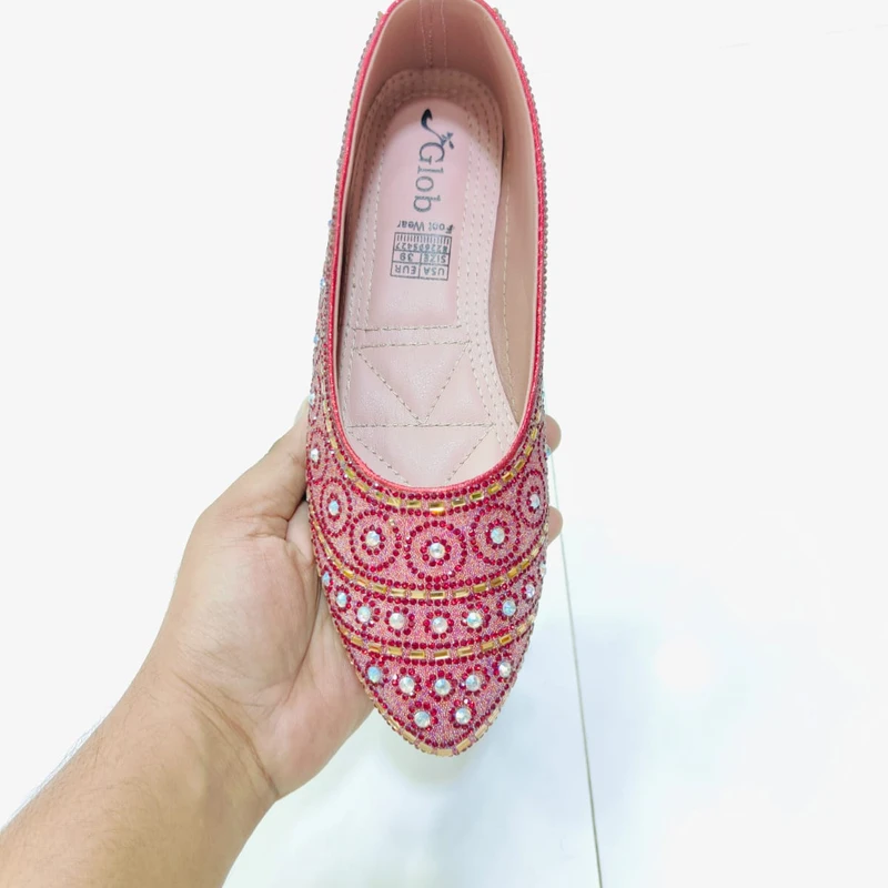 Ladies PU Flat Pumpy - Image 3