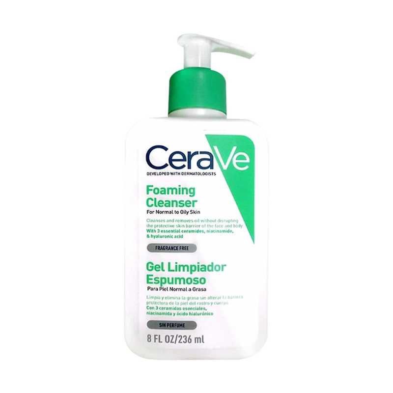Cerave Foaming Cleanser For Normal To Oily Skin - Image 3