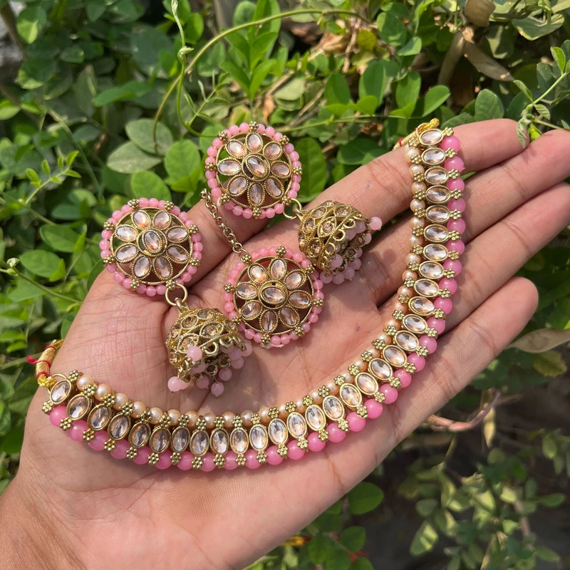 Jewellery Set-Flower Design - Image 3