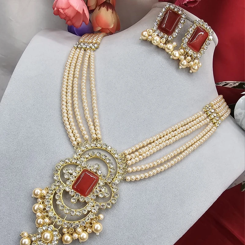 Unique Pearl & Stone Set - Image 3