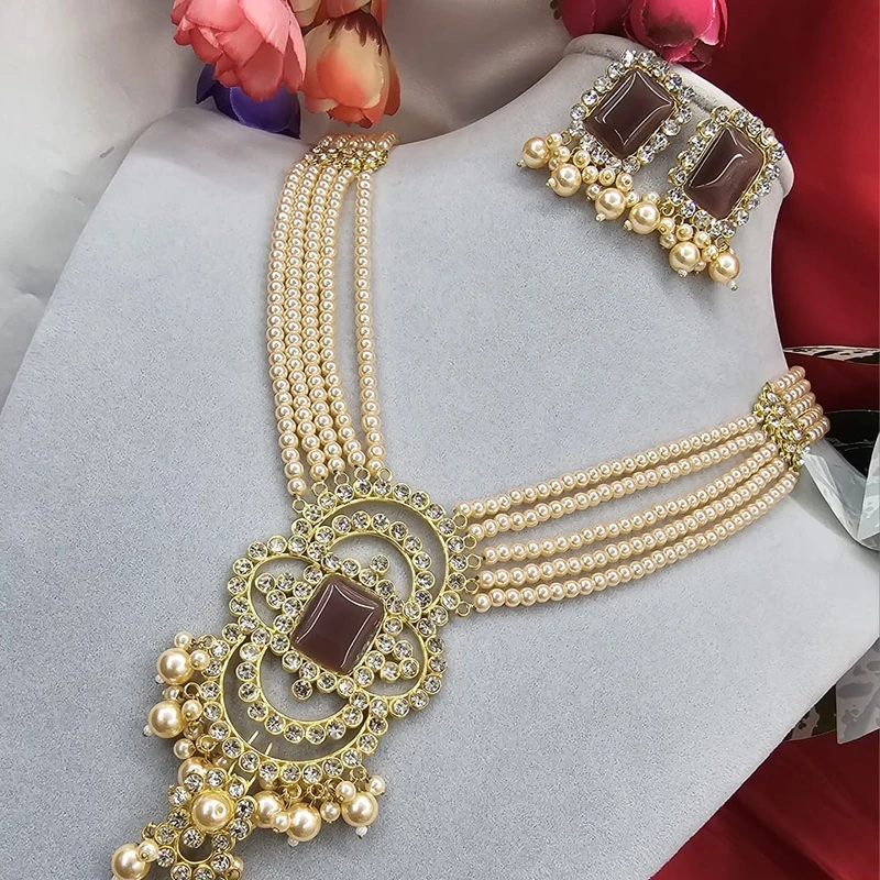 Unique Pearl & Stone Set - Image 5