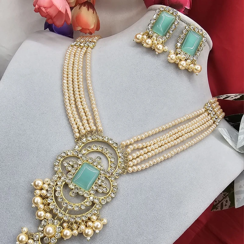 Unique Pearl & Stone Set - Image 6