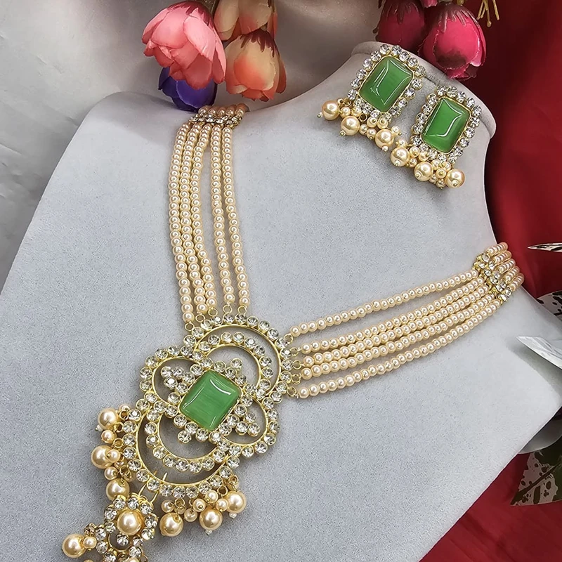 Unique Pearl & Stone Set - Image 7